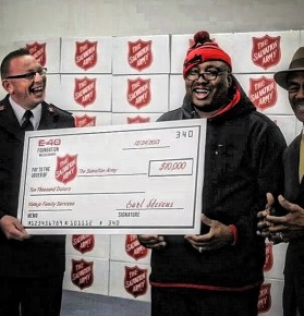 E-40 Donates $10,000 To Salvation Army